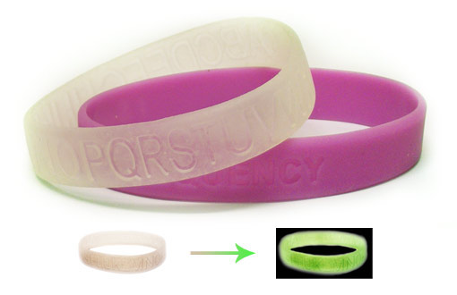 Glow In The Dark Silicone Wristbands 23