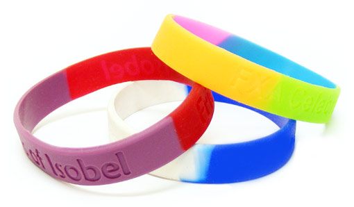 silicone-wristbands-multi-colour-striped