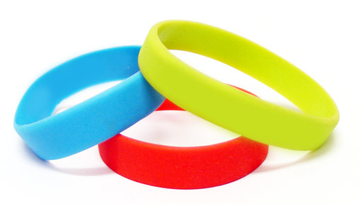 Christmas Silicone Wristbands | Baker Ross