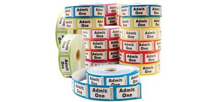 Standard Admission & Redemption Roll Tickets