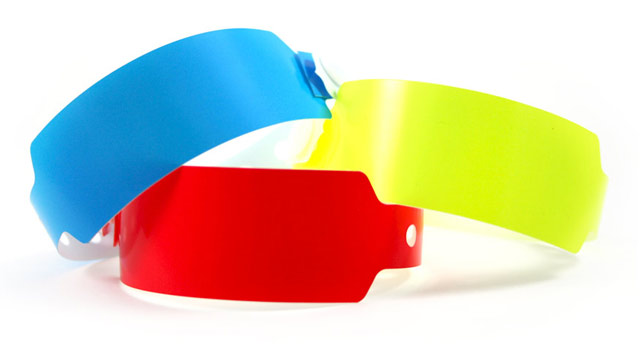 Plastic Wristbands - Ideal Band Wide Plain